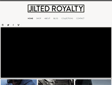 Tablet Screenshot of jiltedroyalty.com